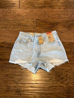 Levi’s 501 Shorts High Rise NWT Size 27